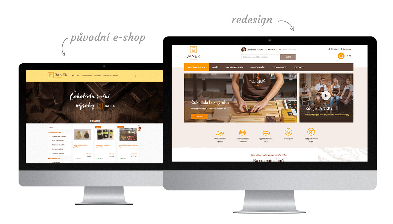 Re-design e-shopu