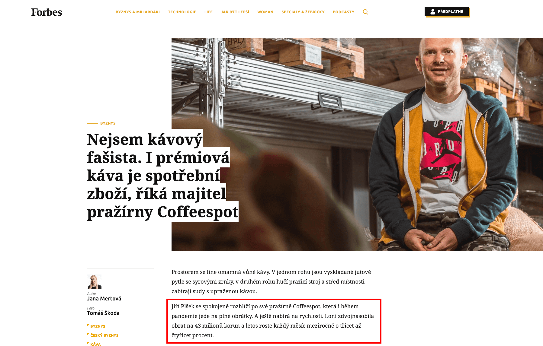 Pražírna kávy COFFEESPOT