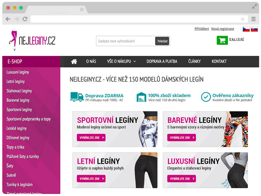 Nejleginy e-shop